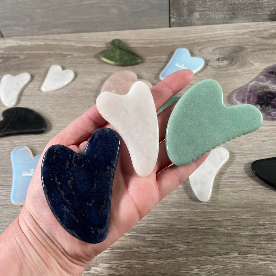 Bulk Crystal Gua Sha Stone for Retailers Spas and Gift Shops