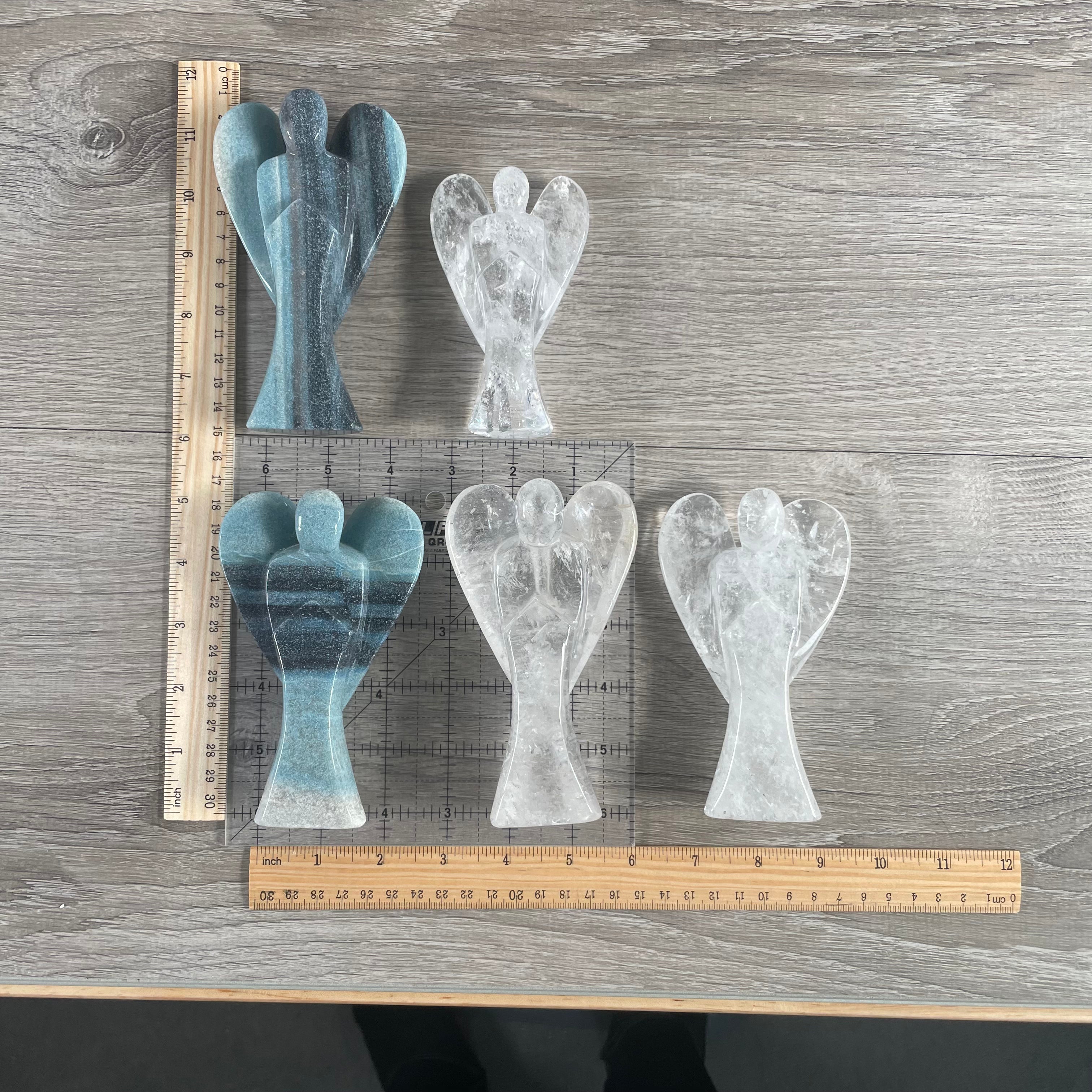 Brazilian Gemstone Angel Figurines – Bulk Lot for Resale