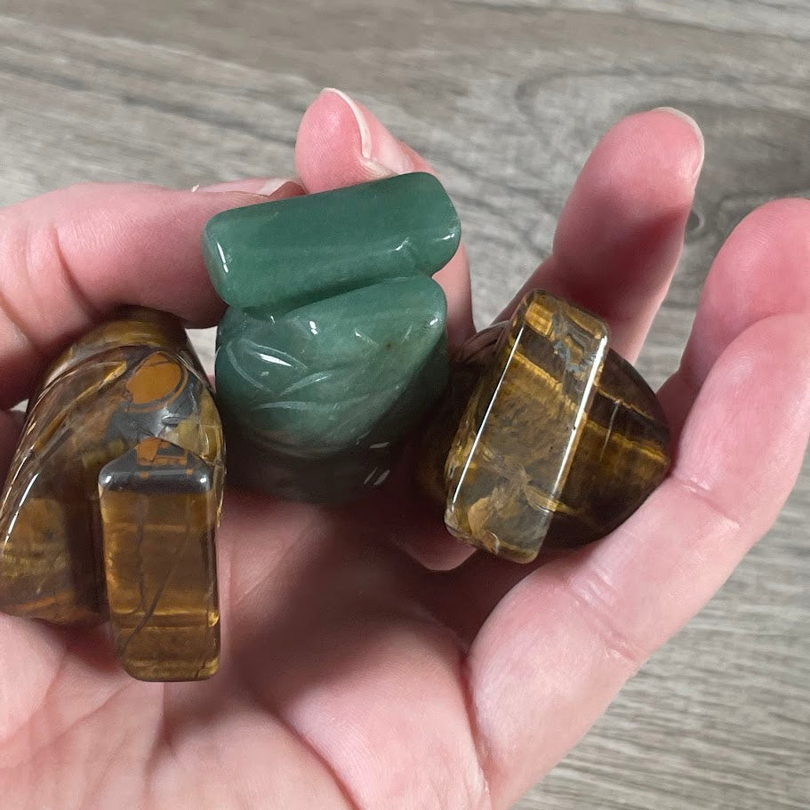 Gemstone Owl Figurine Medium - for Crystal Retailers