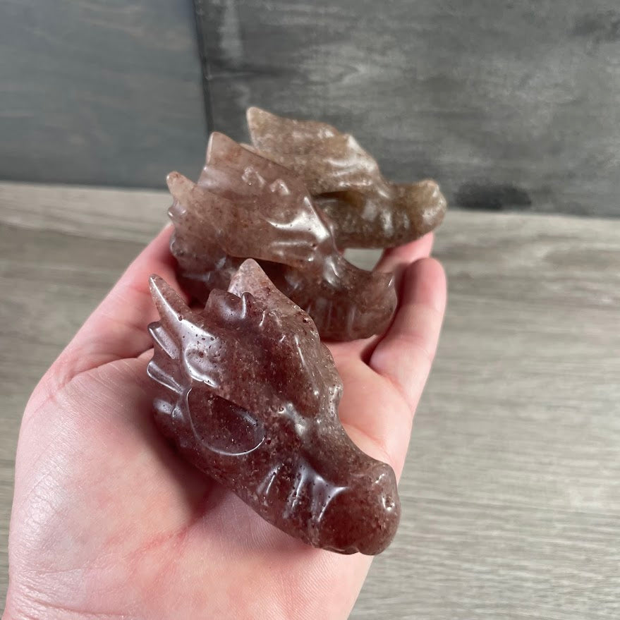 Gemstone Dragon Skulls – Wholesale Crystal Carvings