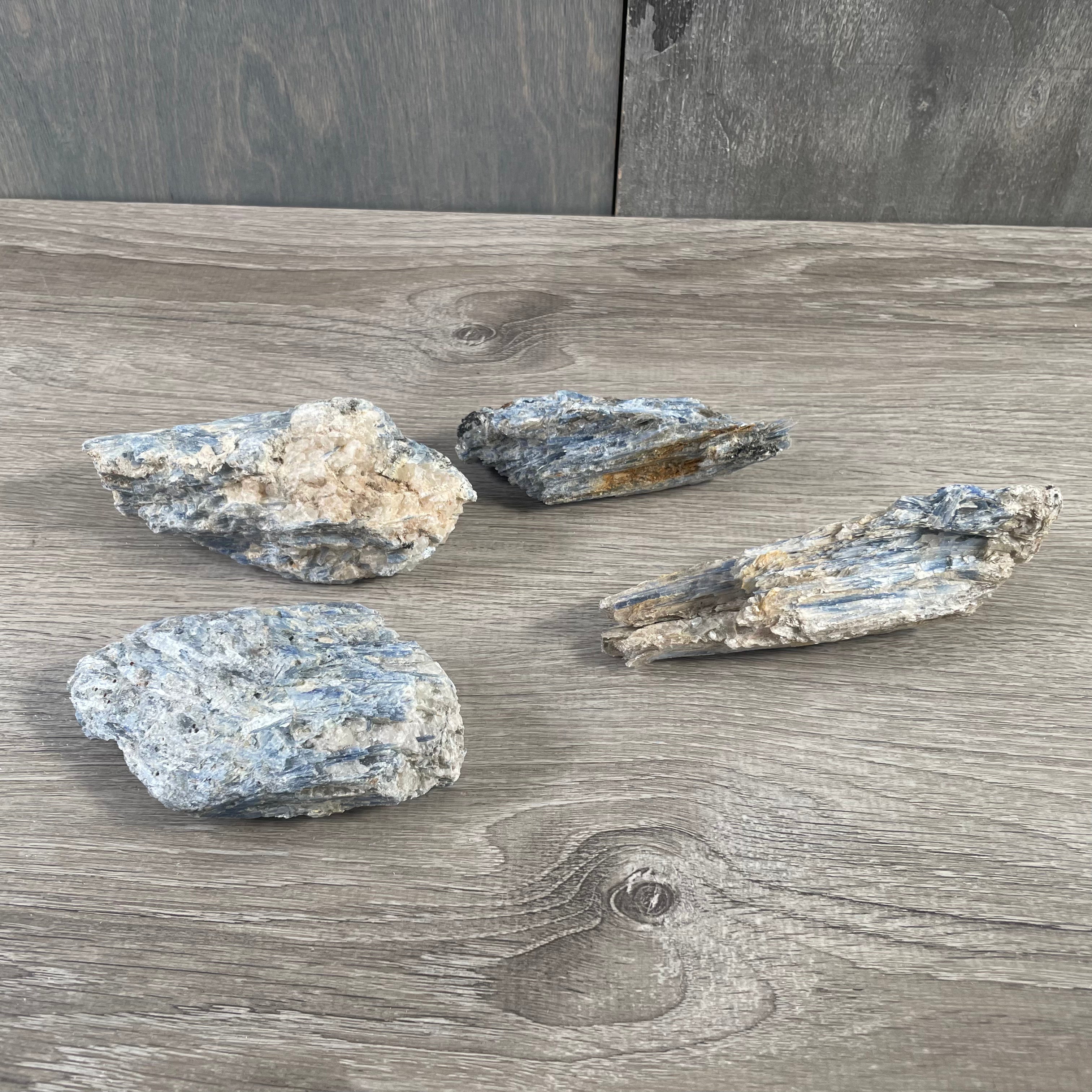 raw blue kyanite wholesale by the 3 pound lot
