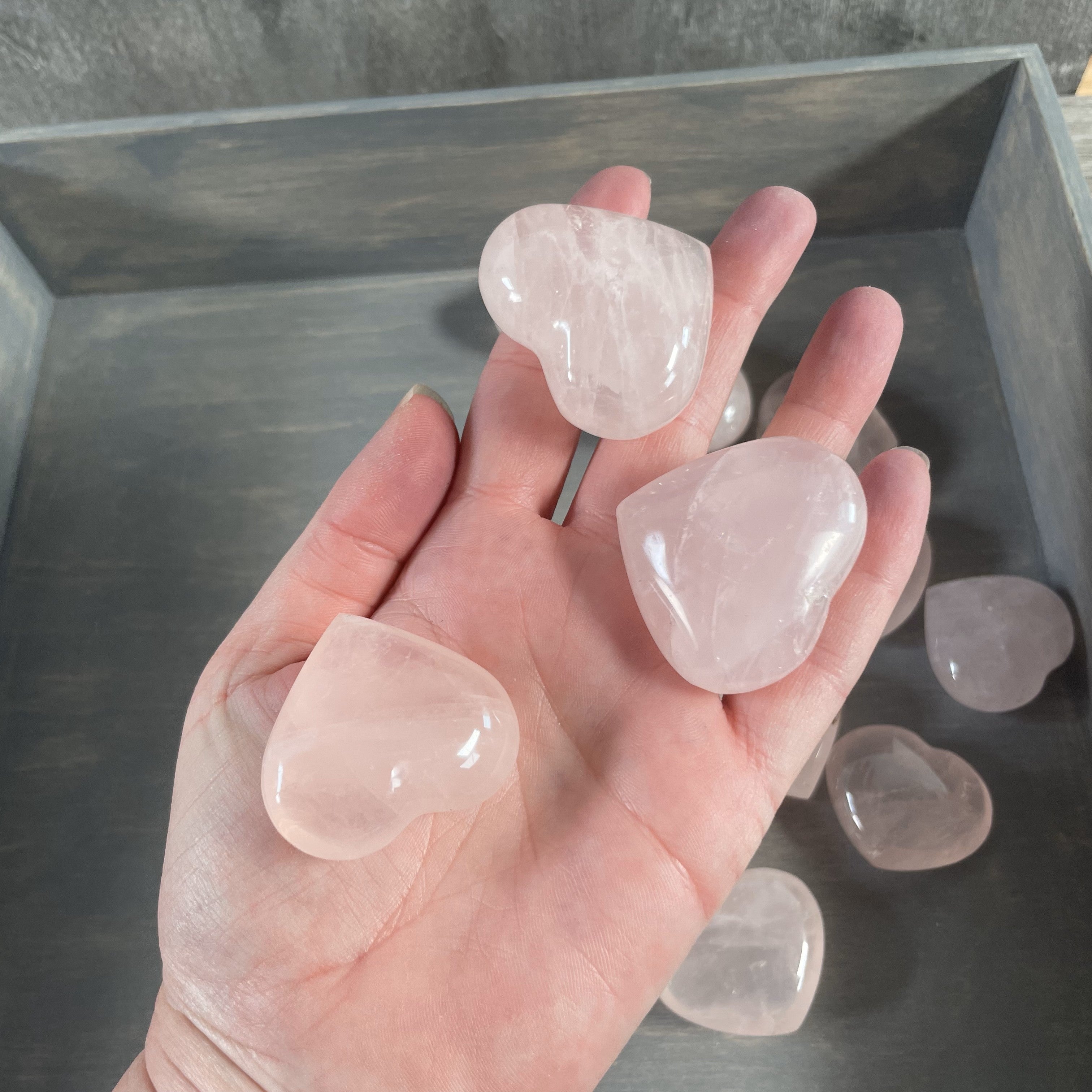 Wholesale Rose Quartz Heart for Gift Shops