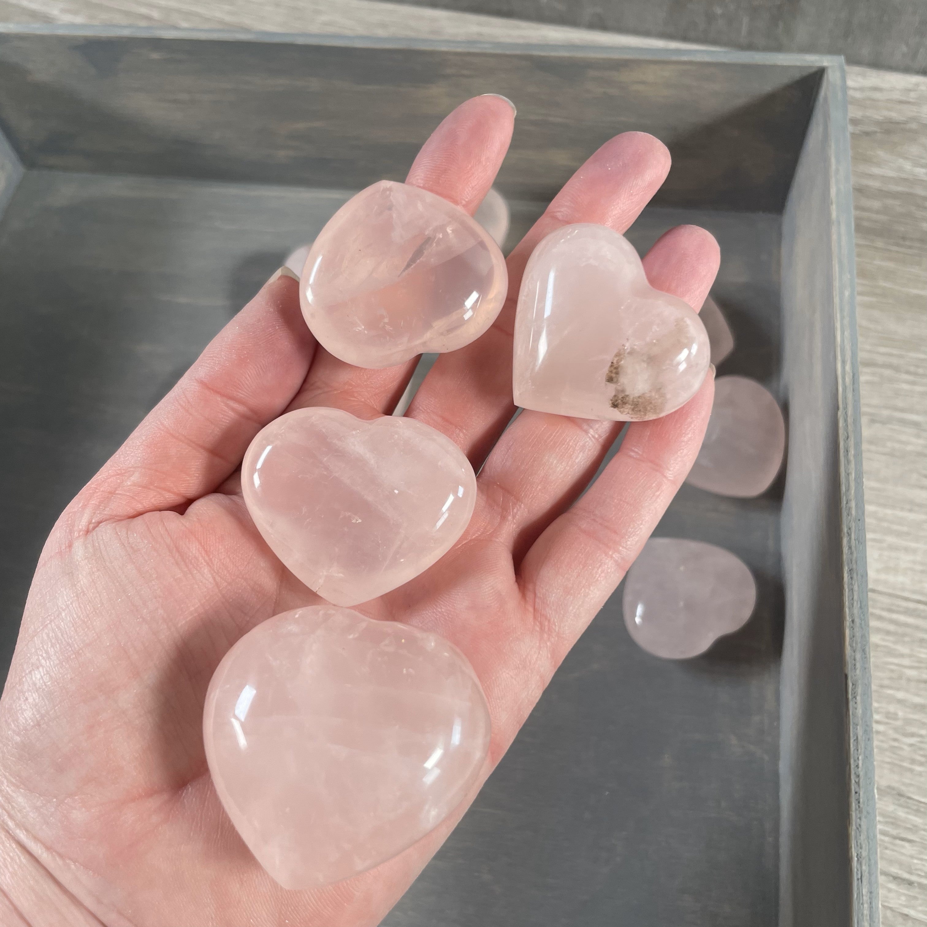 Rose Quartz Heart – Bulk Crystal Hearts for Healing & Gifts