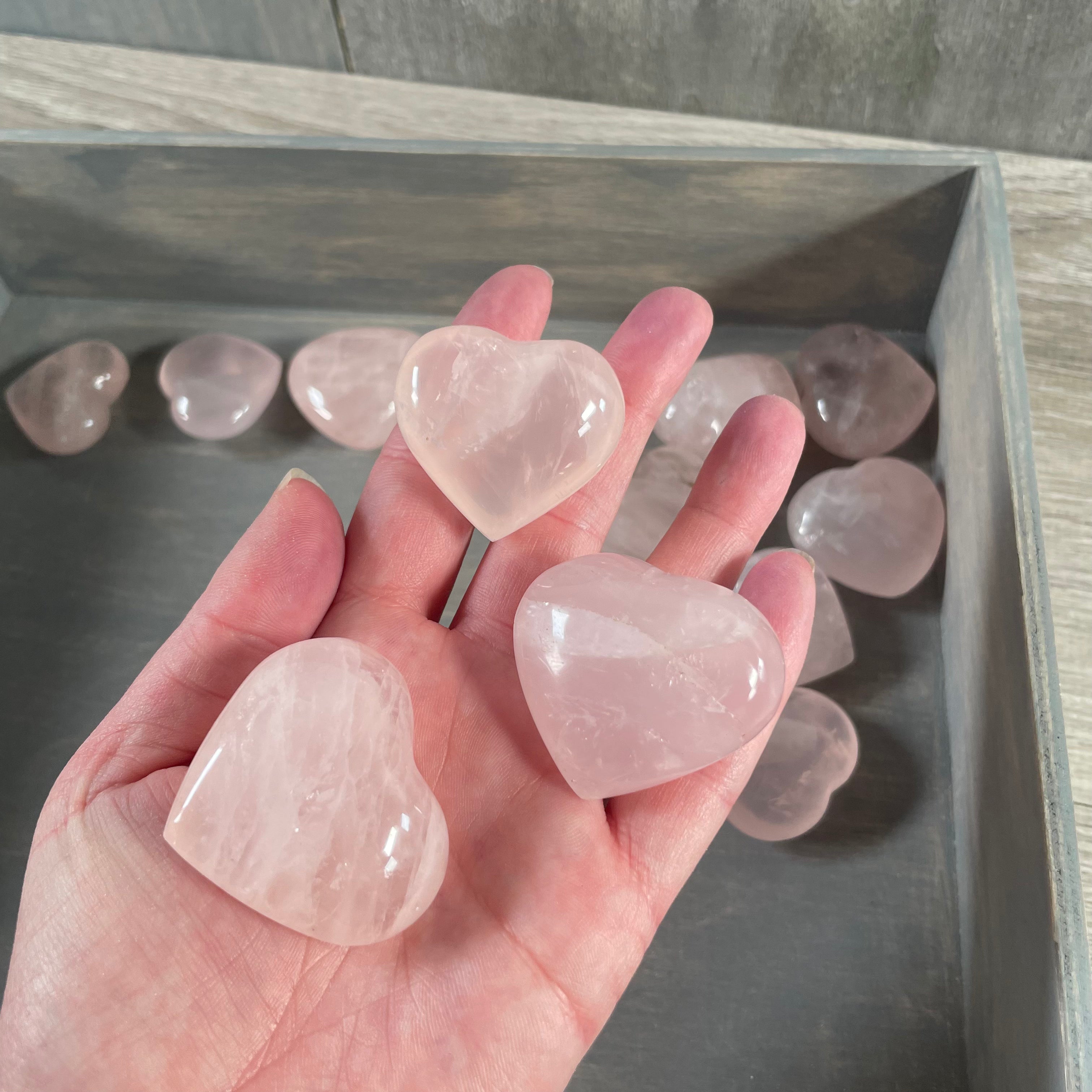 Rose Quartz Heart – Bulk Crystal Hearts for Healing & Gifts
