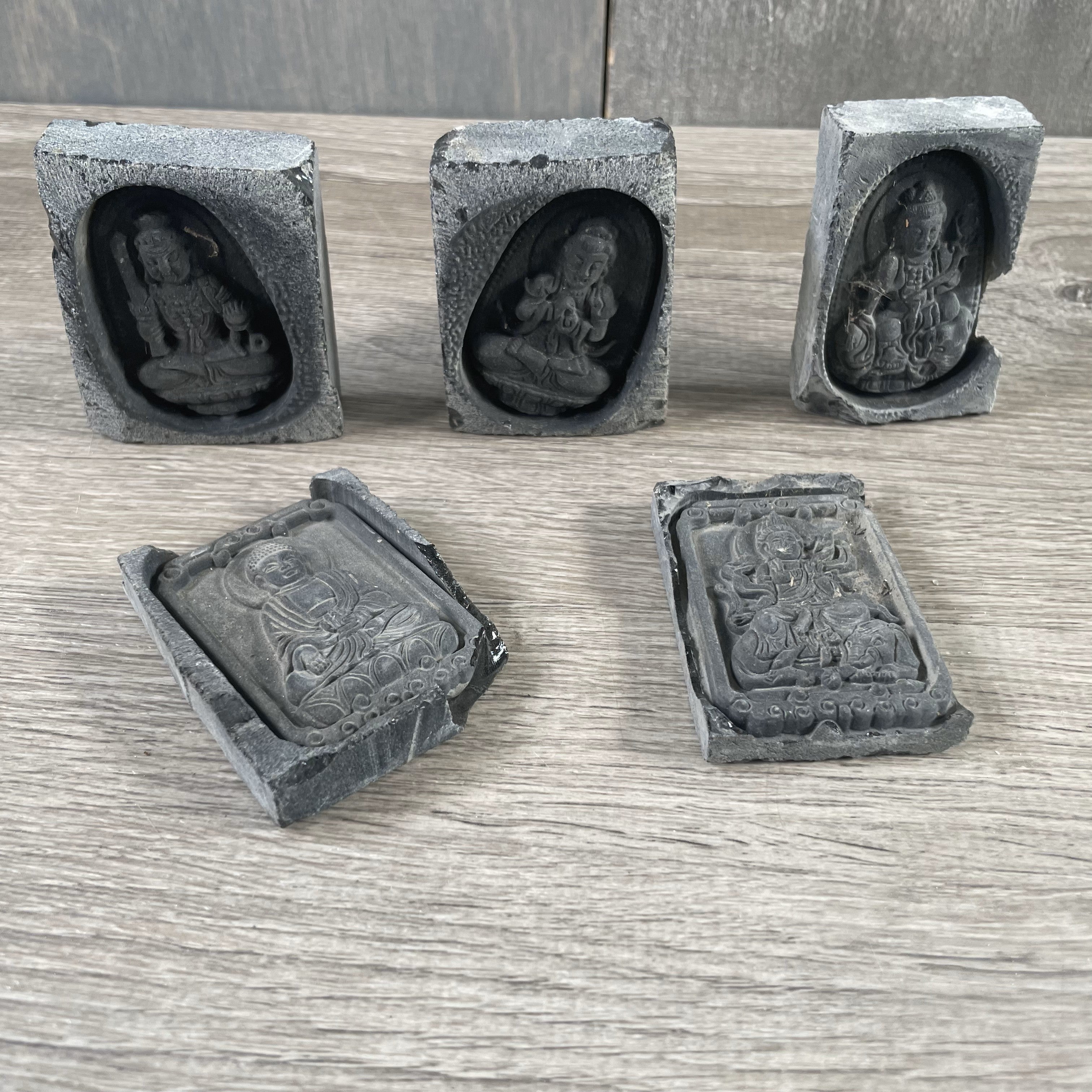 Sacred symbol obsidian tile for metaphysical shops