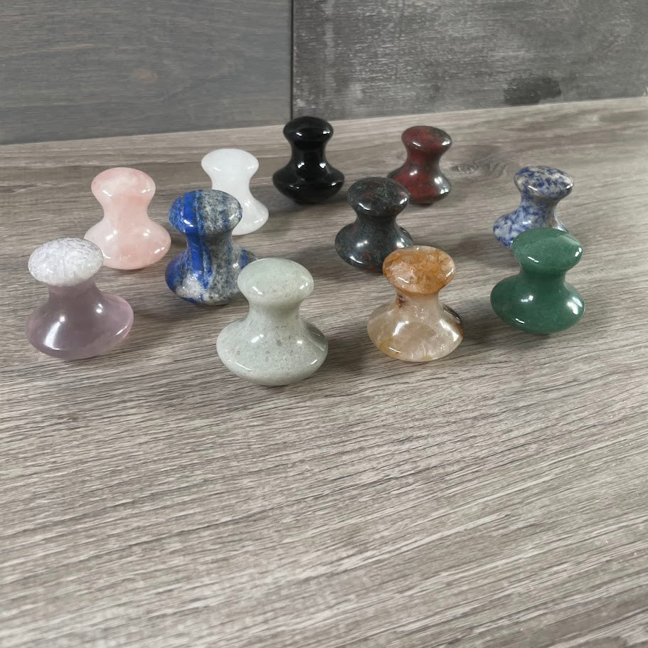assorted gemstone massage tools bulk orders