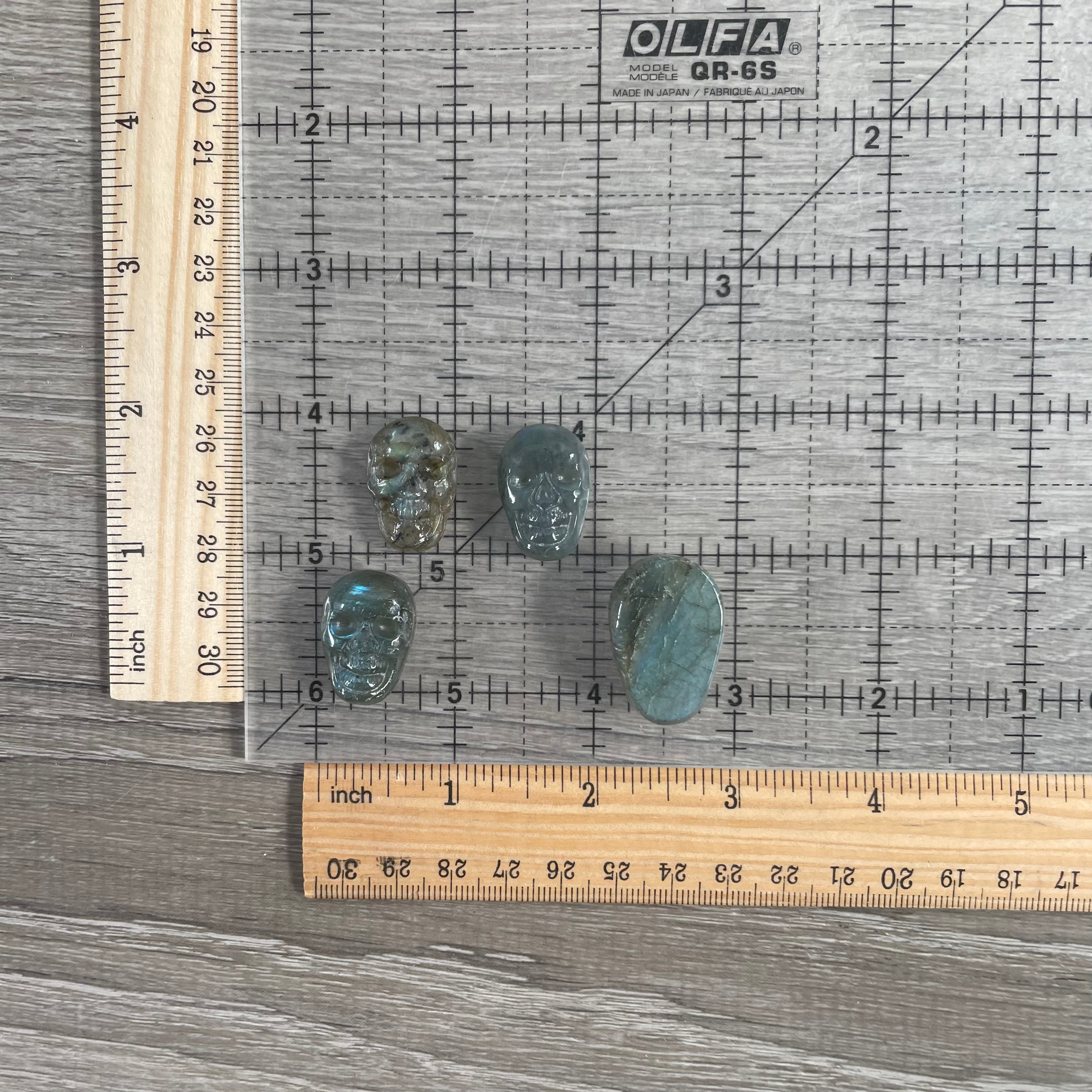 Crystal Healing Labradorite Skulls for new age stores