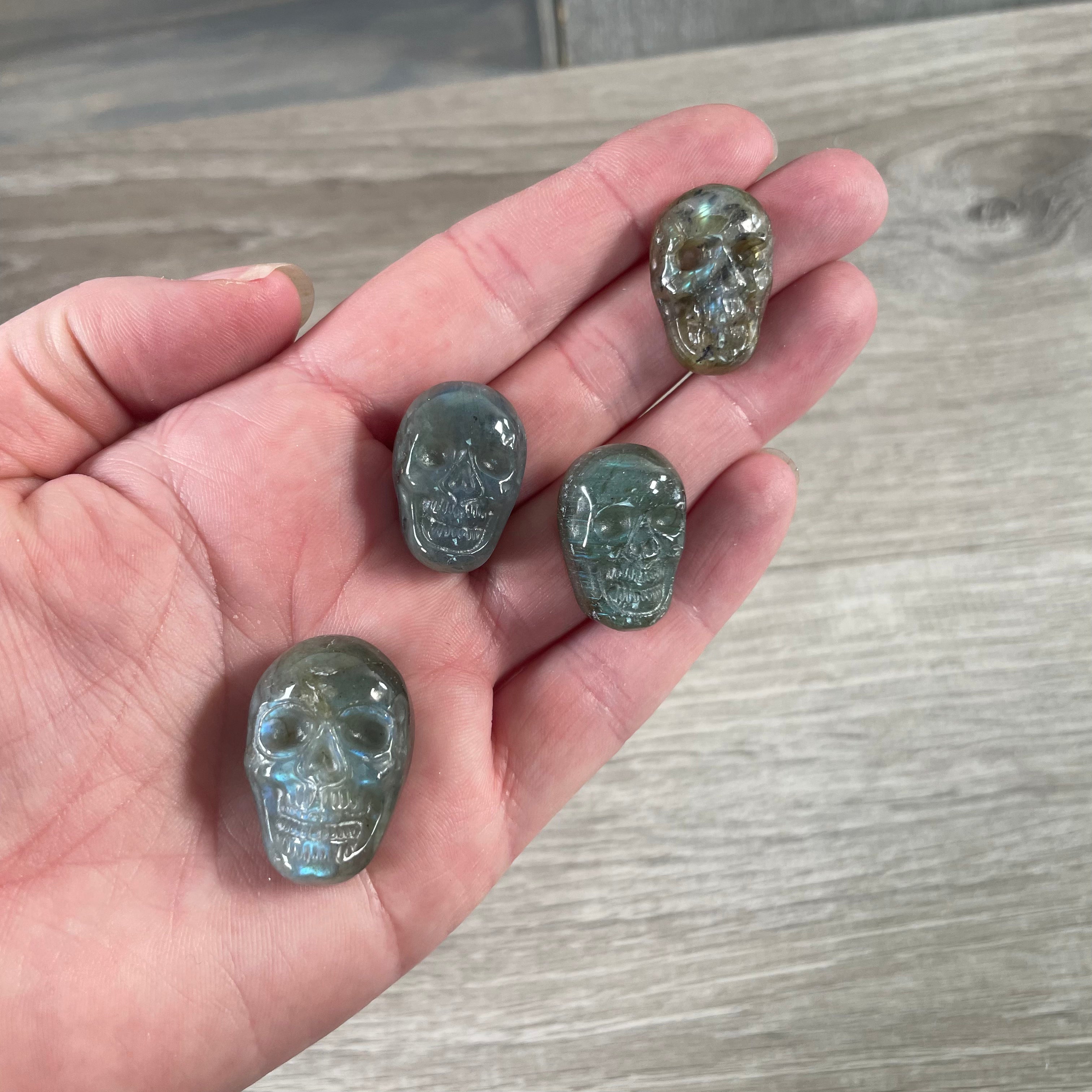 Wholesale Labradorite Collectibles, small skulls