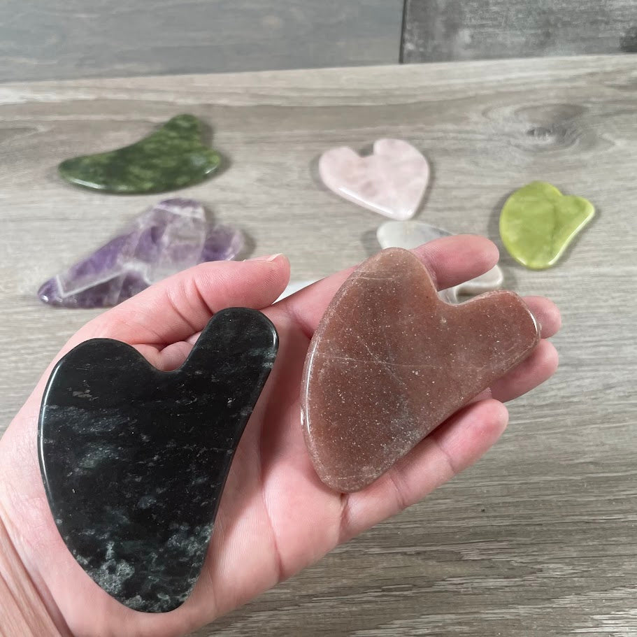 Crystal Gua Sha Facial Massager – Wholesale Skincare Tool