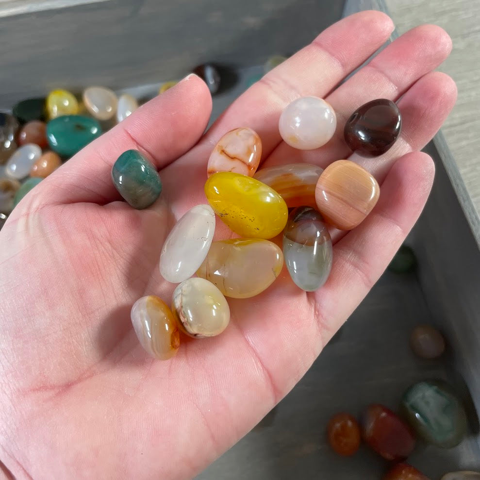 healing crystal agate stones assortment bulk wholesale