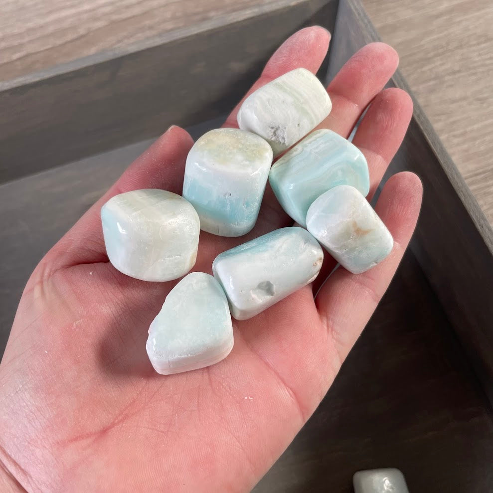 1 lb blue aragonite stones wholesale