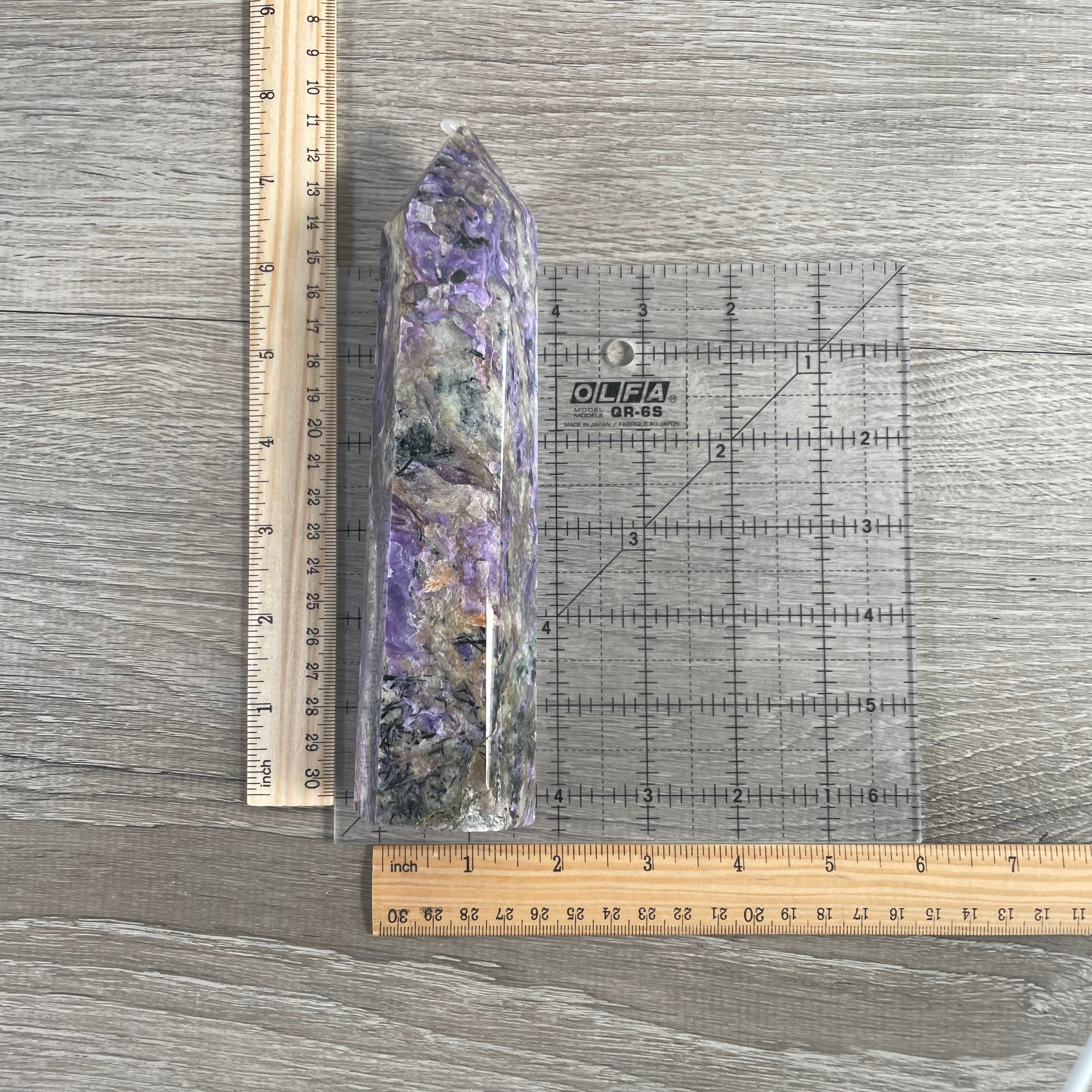 large charoite tower bulk