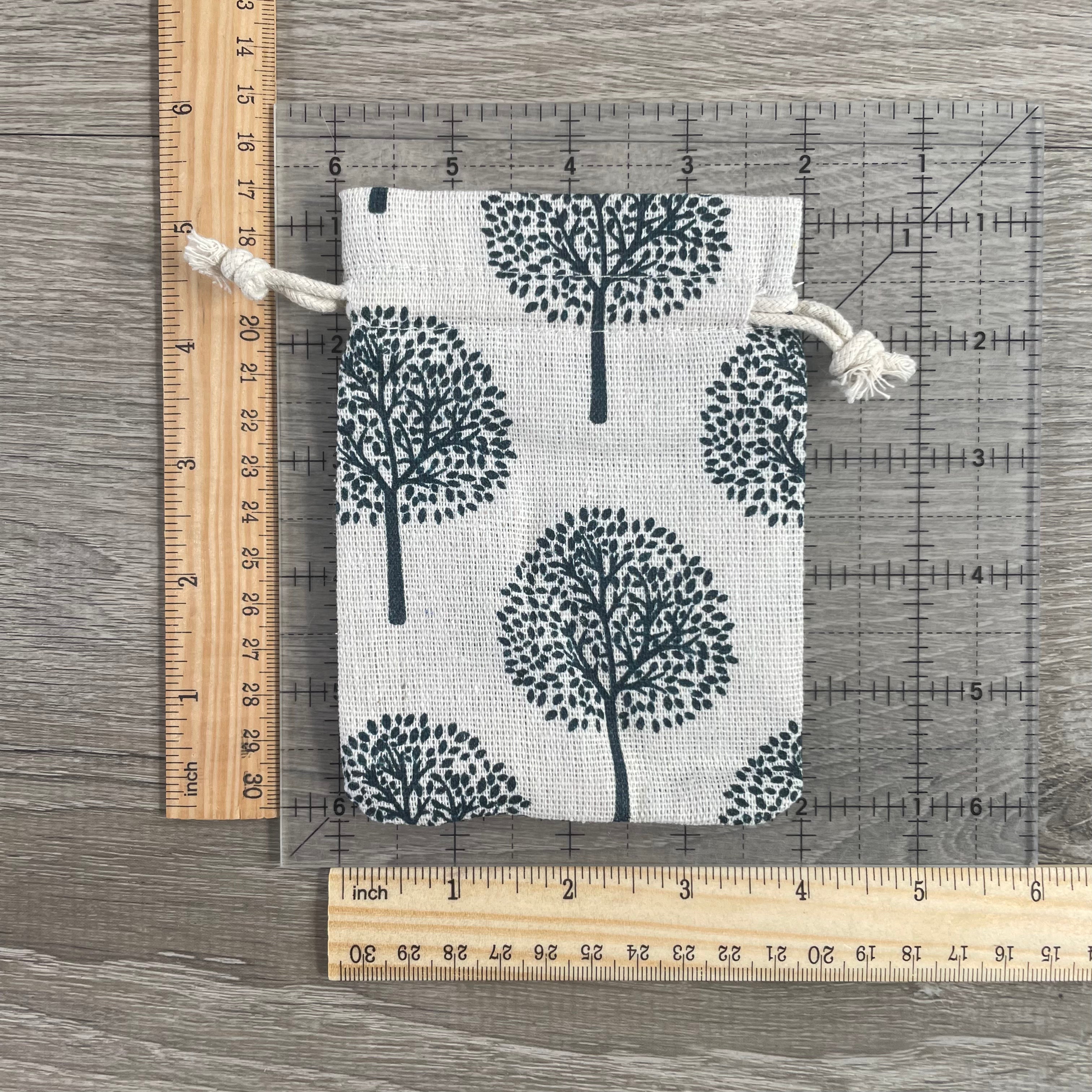 Tree of Life Burlap Gift Pouch – Wholesale Drawstring Bag