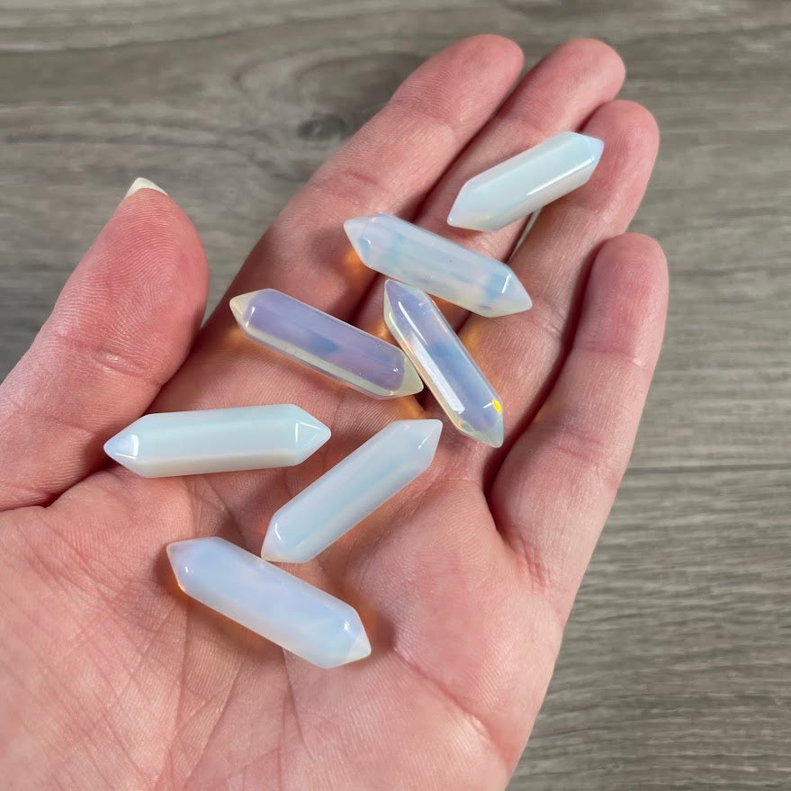 Opalite small terminated wands