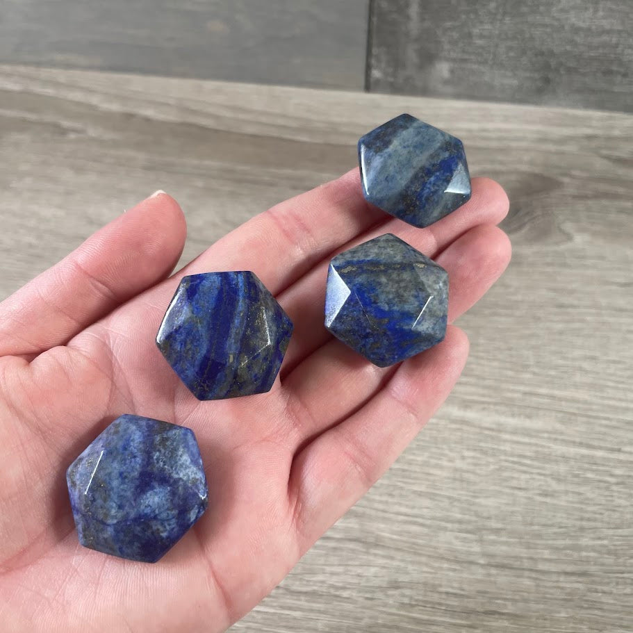 gemstone sacred geometry star carving bulk lapis lazuli
