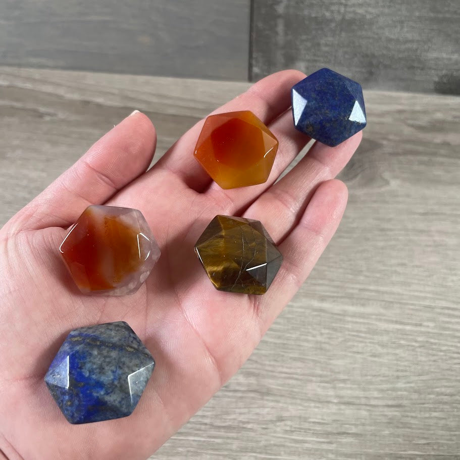 Assorted gemstone gemstone star of david carving wholesale