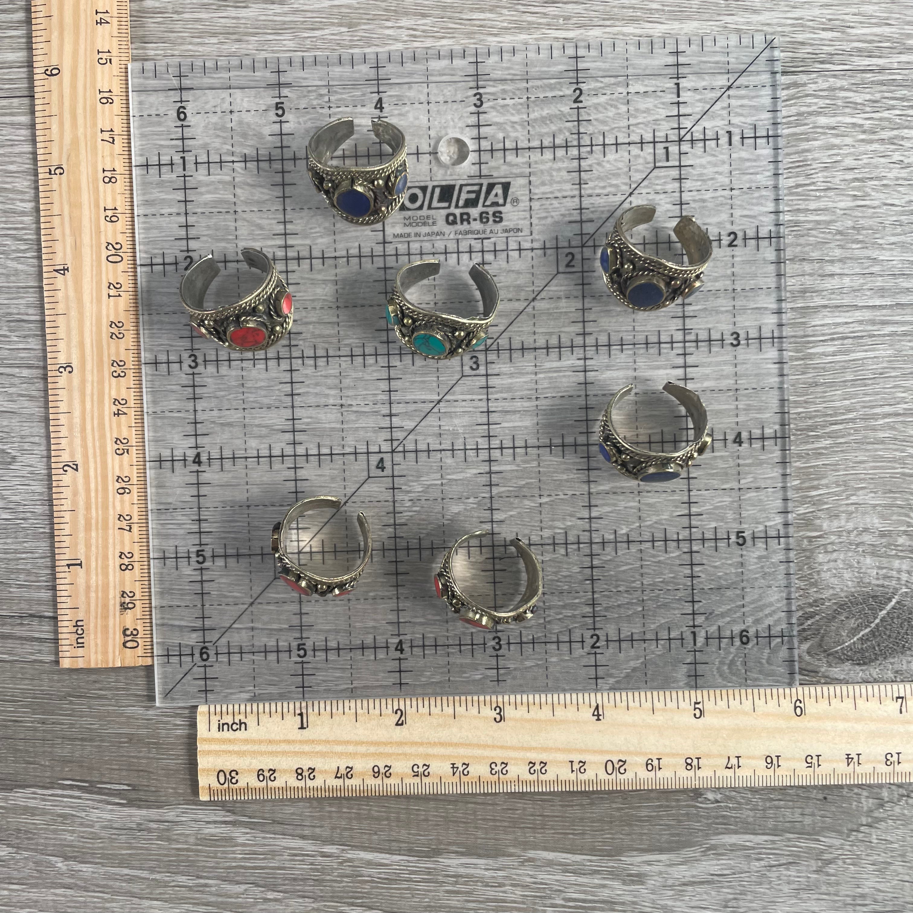 Wholesale assorted crystal rings for resale