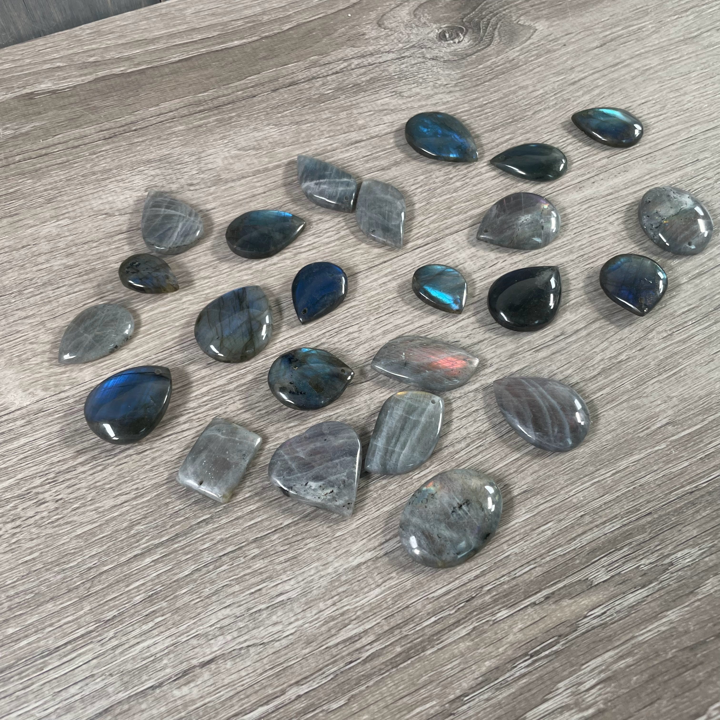 Wire wrap Labradorite pendant bead