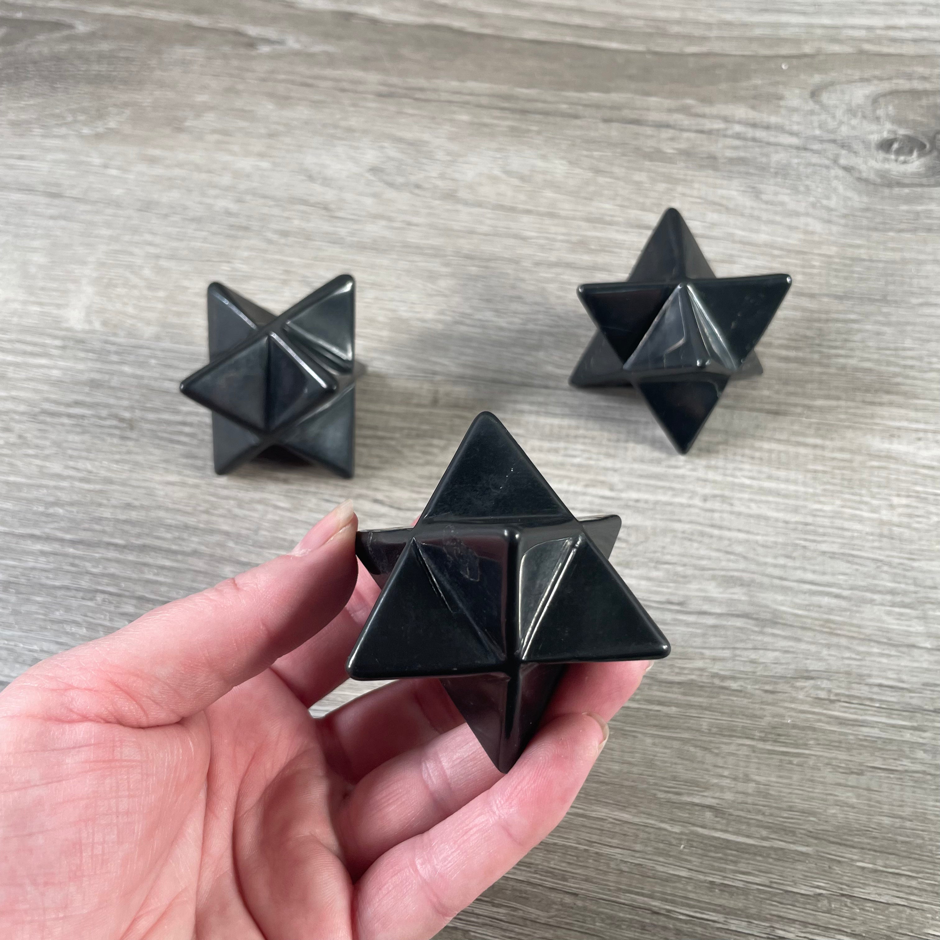 Wholesale Shungite Merkaba star for metaphysical shops