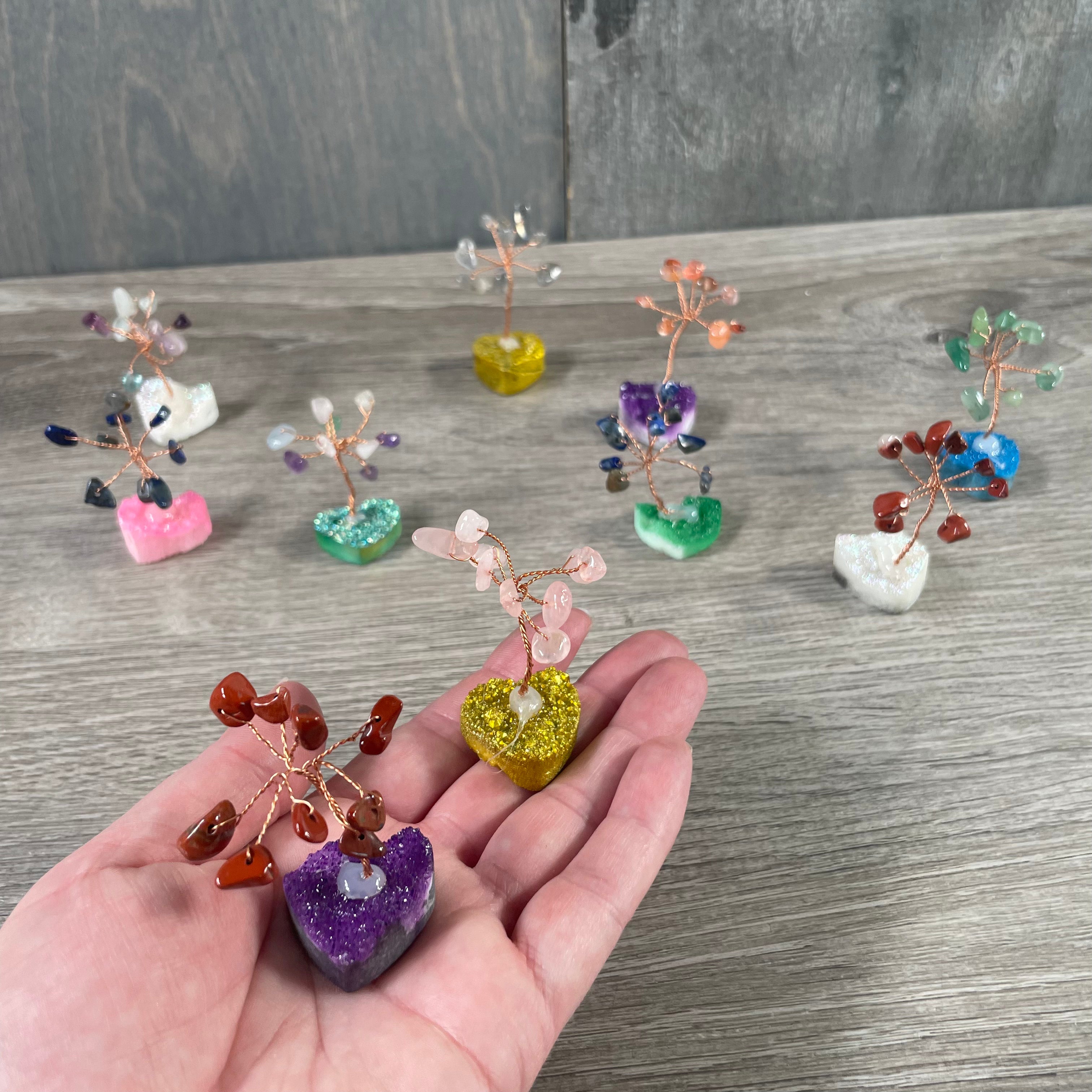 Feng shui gemstone tree