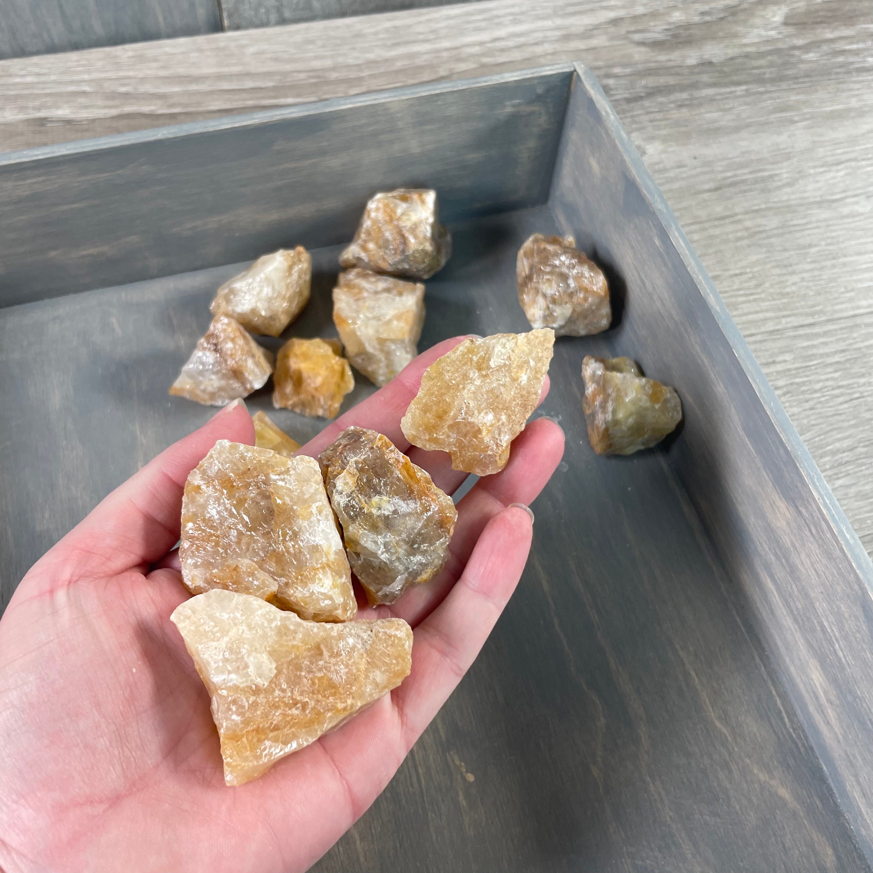 Wholesale raw golden healer quartz for crystal healing