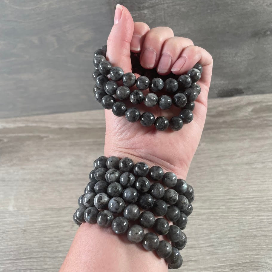 larvikite gemstone bracelet wholesale for metaphysical shop resale