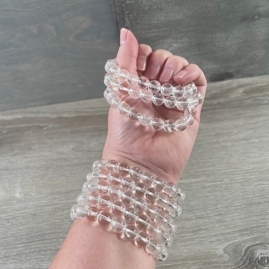 clear quartz wholesale 10mm crystal bracelet spiritual jewelry supplier