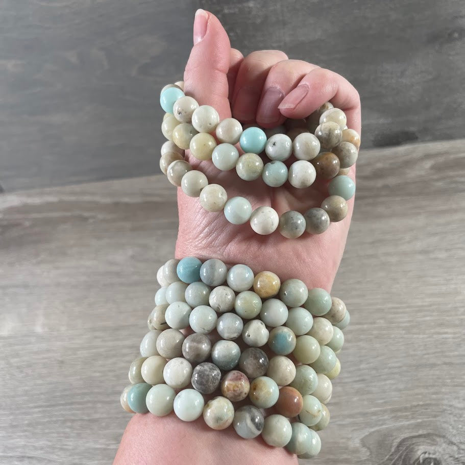 amazonite beaded bracelet bulk wholesale for gift shops