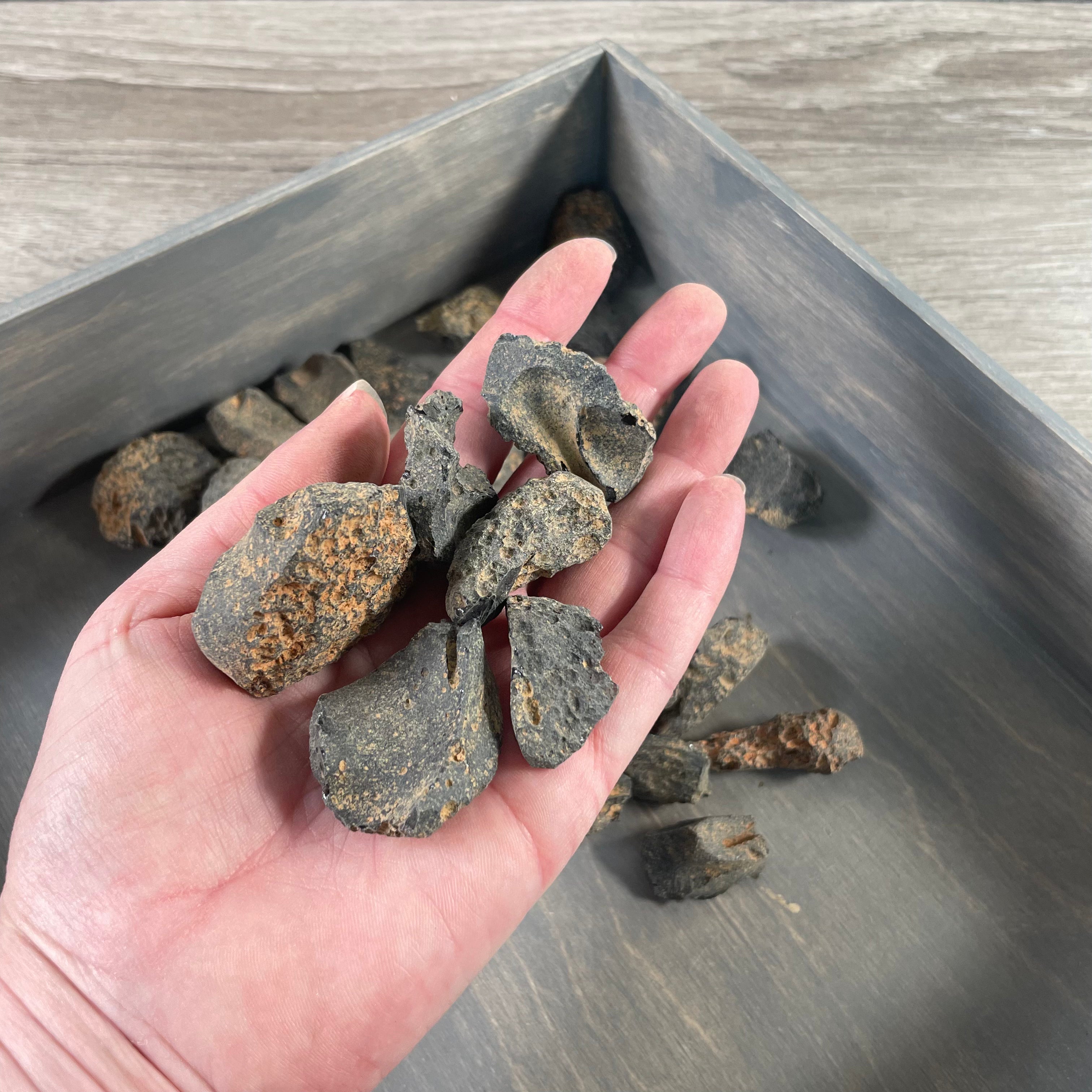 Bulk unpolished tektites natural meteorite glass