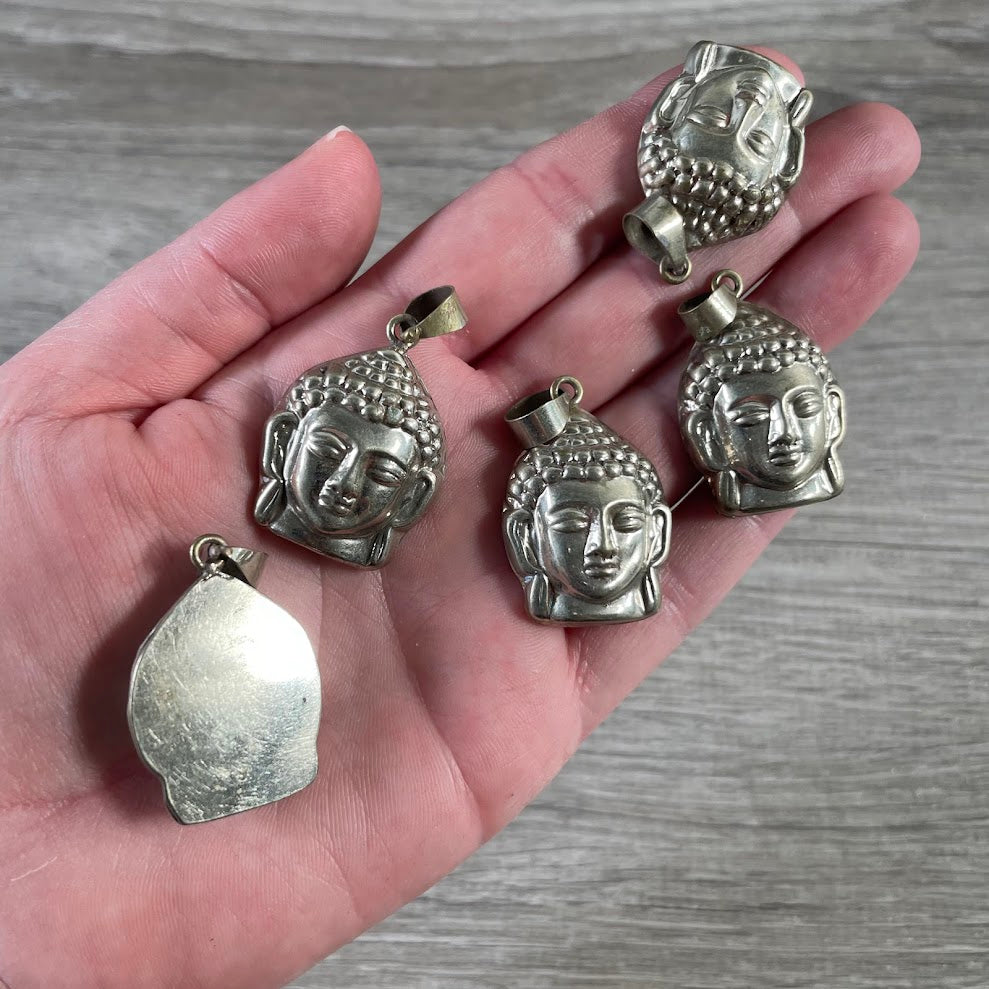Tibetan Style Deity Pot Metal Pendants – Spiritual Amulet Charms for Jewelry Making