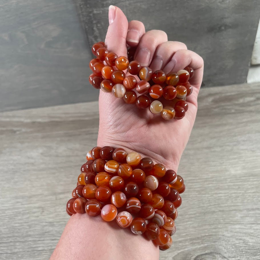 carnelian crystal beaded bracelet wholesale rock shop