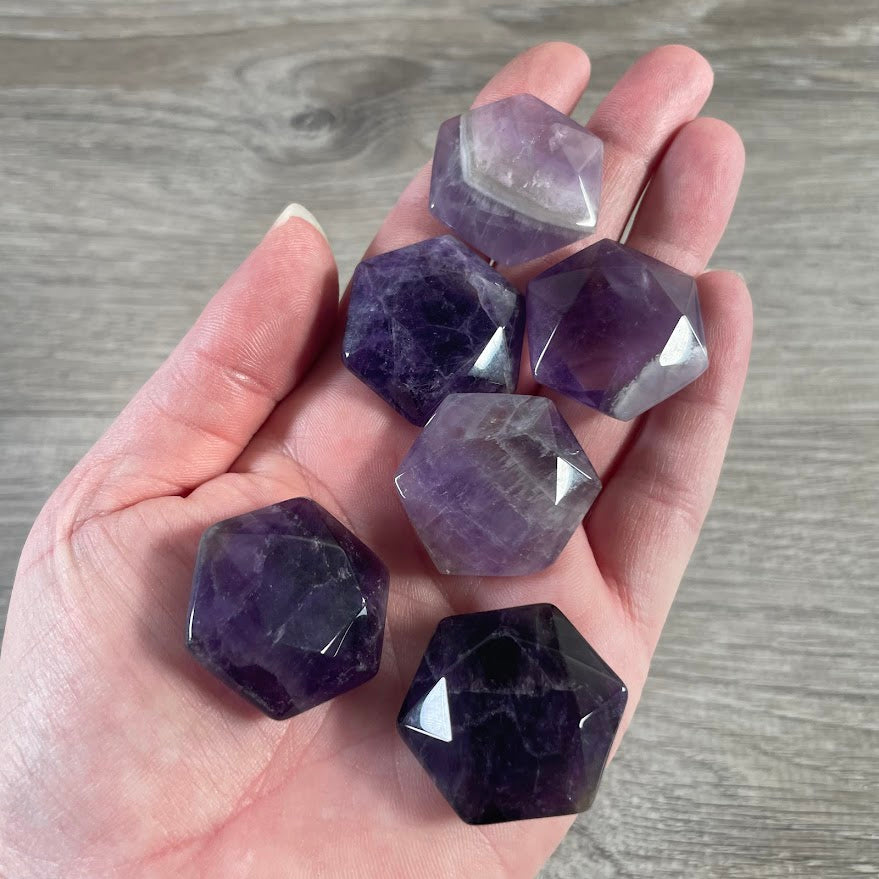 Amethyst Reiki gemstone Star of David altar piece for bulk orders