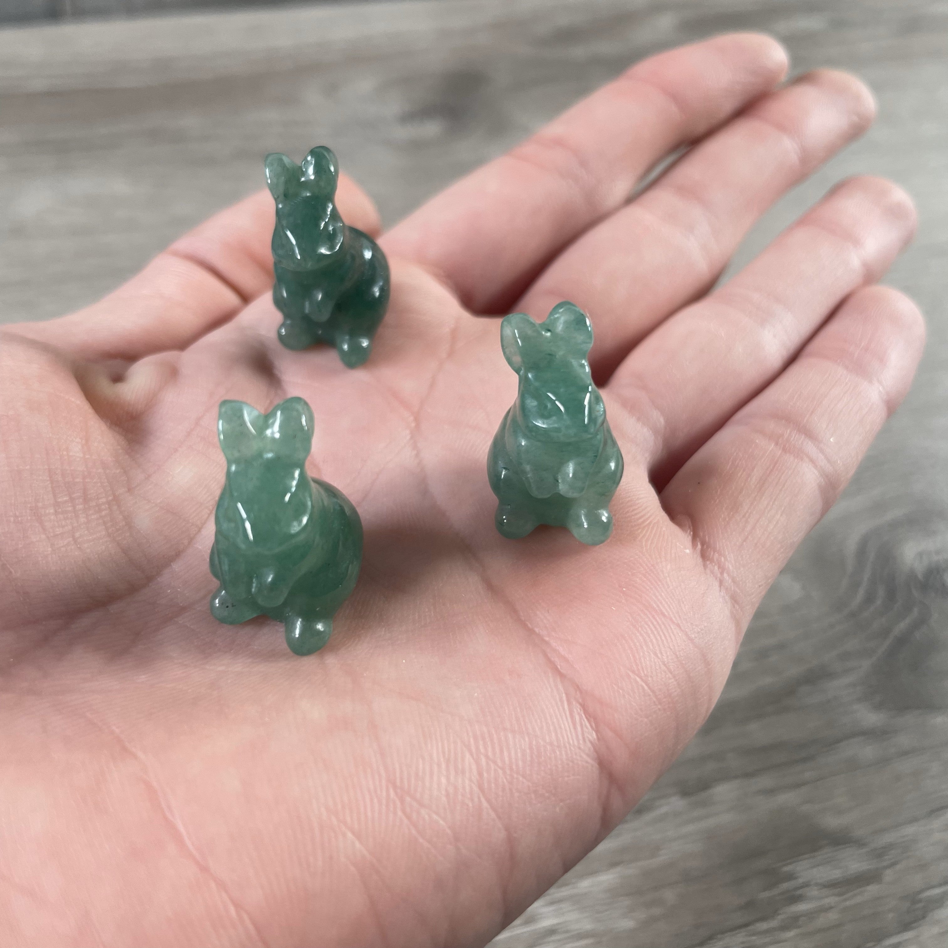 Aventurine metaphysical gemstone bunny