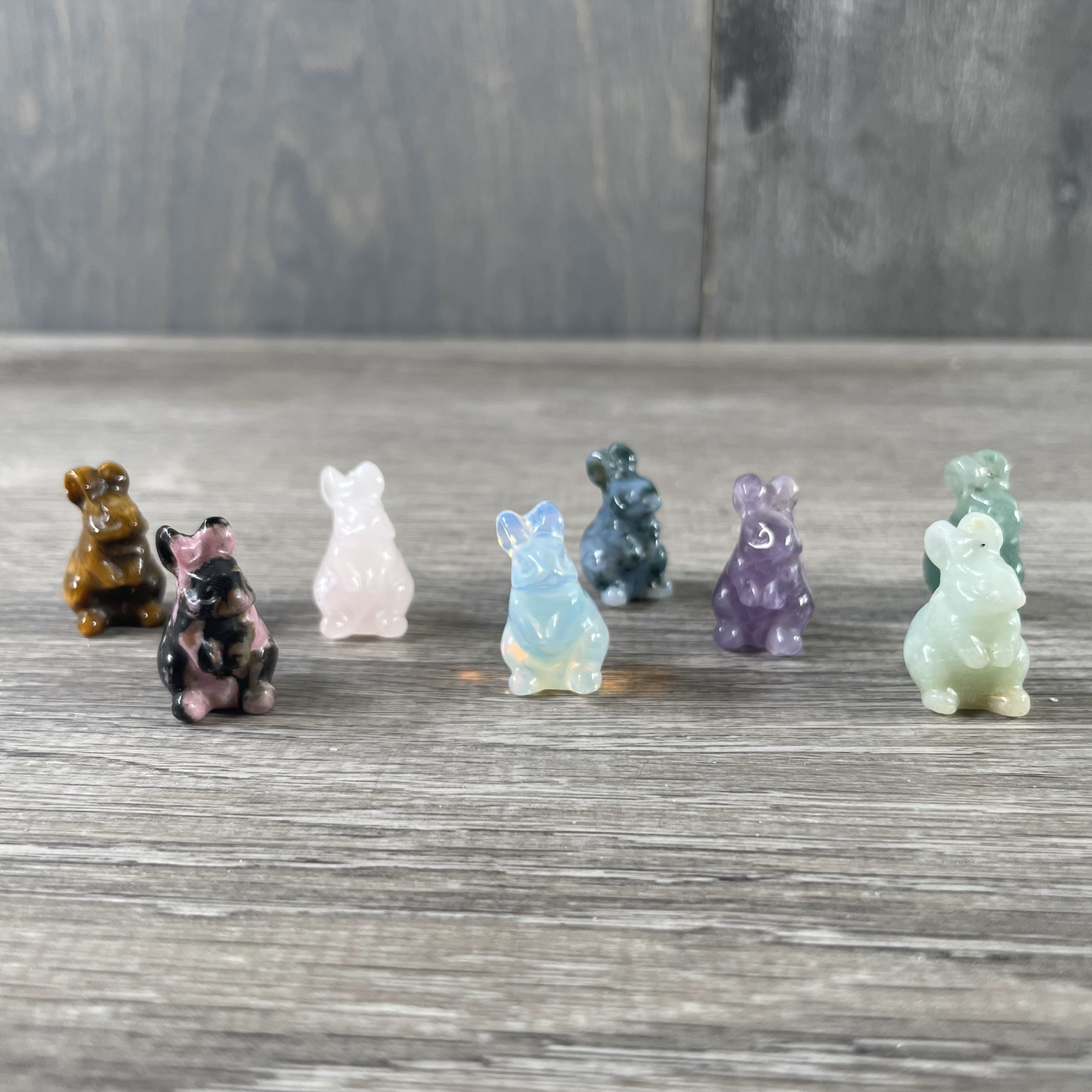Wholesale crystal rabbit statues for resale