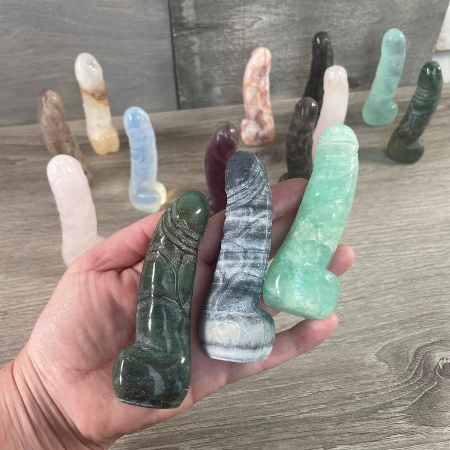 assorted gemstone phallic symbol wholesale