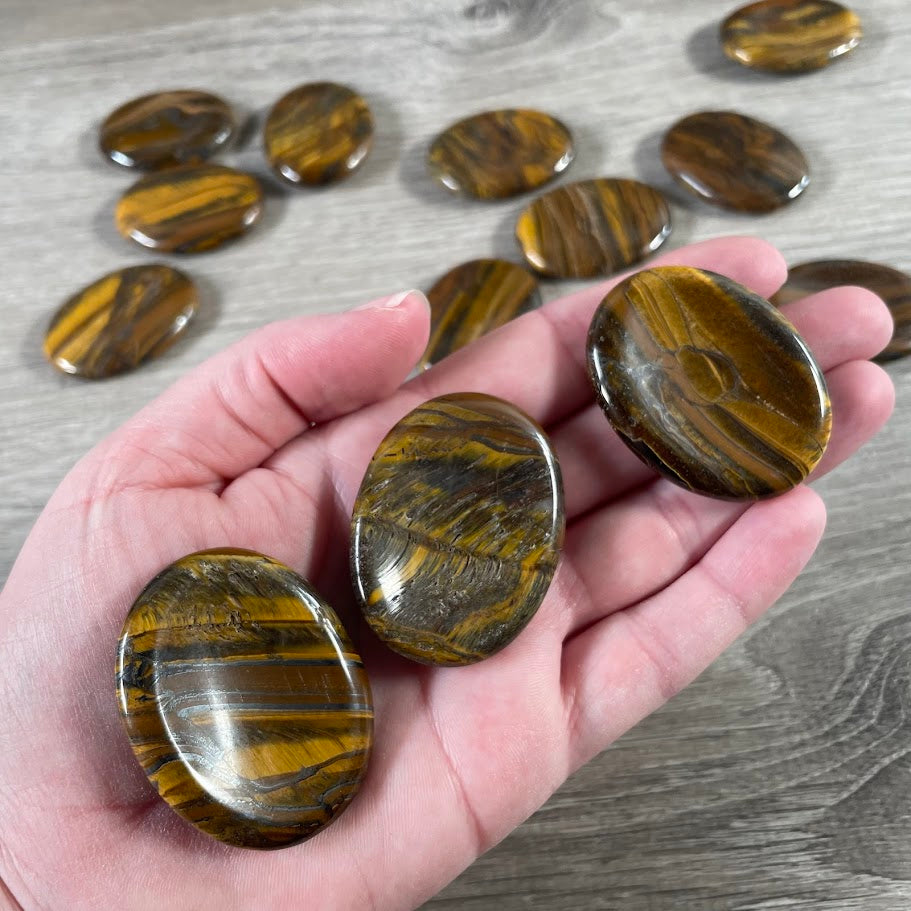 Oval Gemstone Worry Stones – Bulk Pocket Crystals