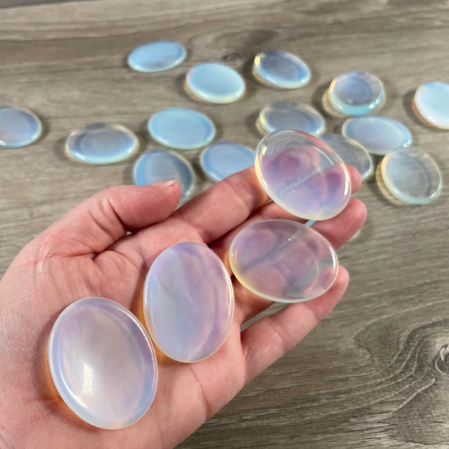 Oval Gemstone Worry Stones – Bulk Polished Pocket Crystals