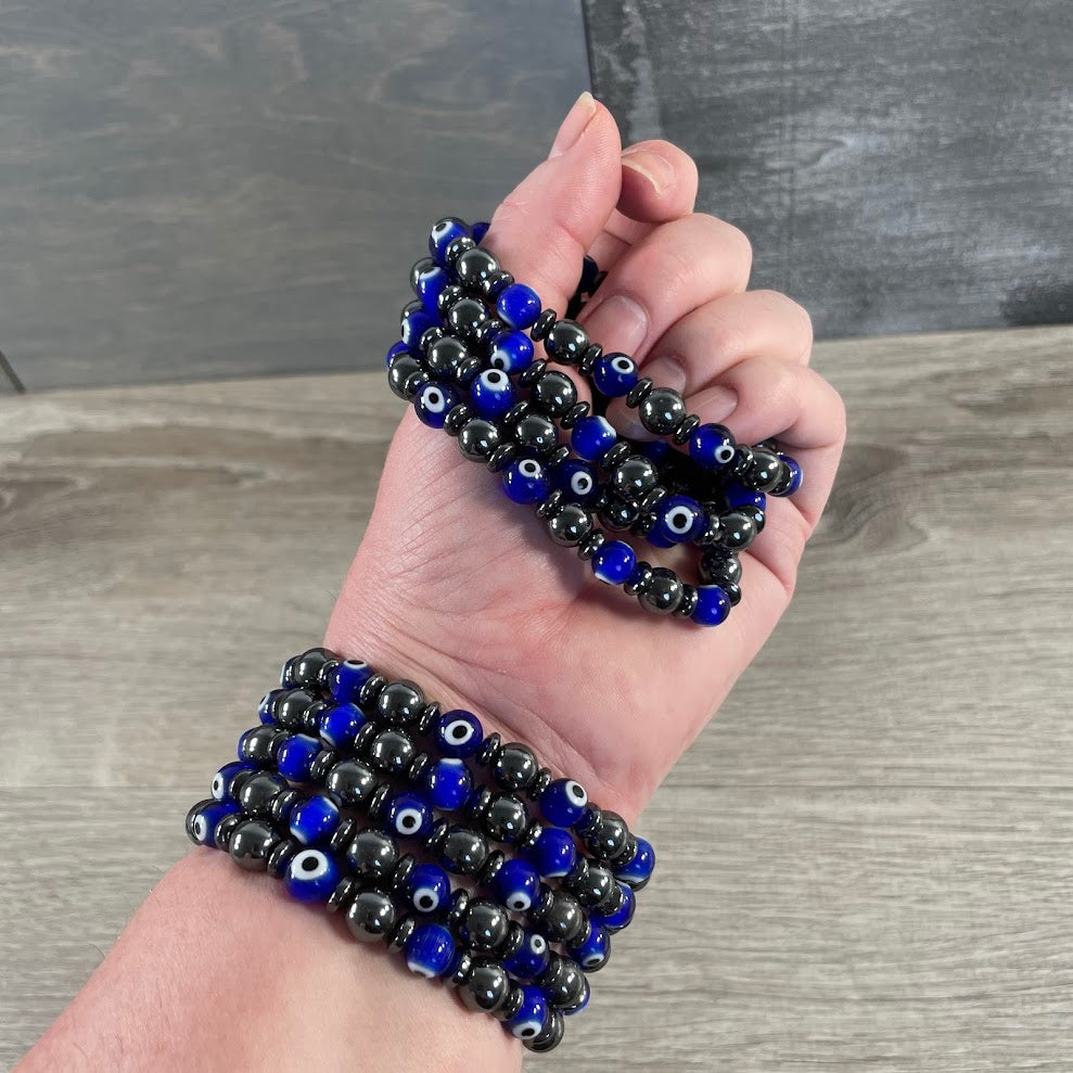 boho evil eye beaded bracelet for boutique accessory collections