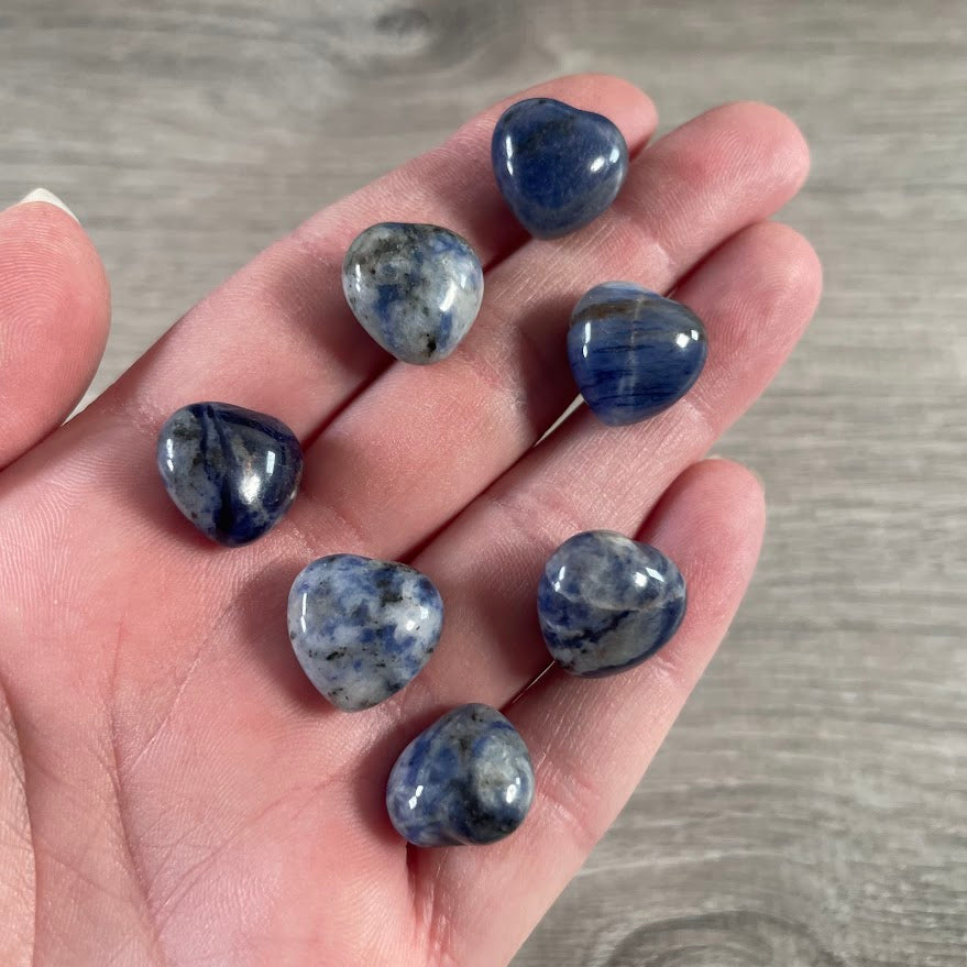 Sodalite wholesale puffy hearts