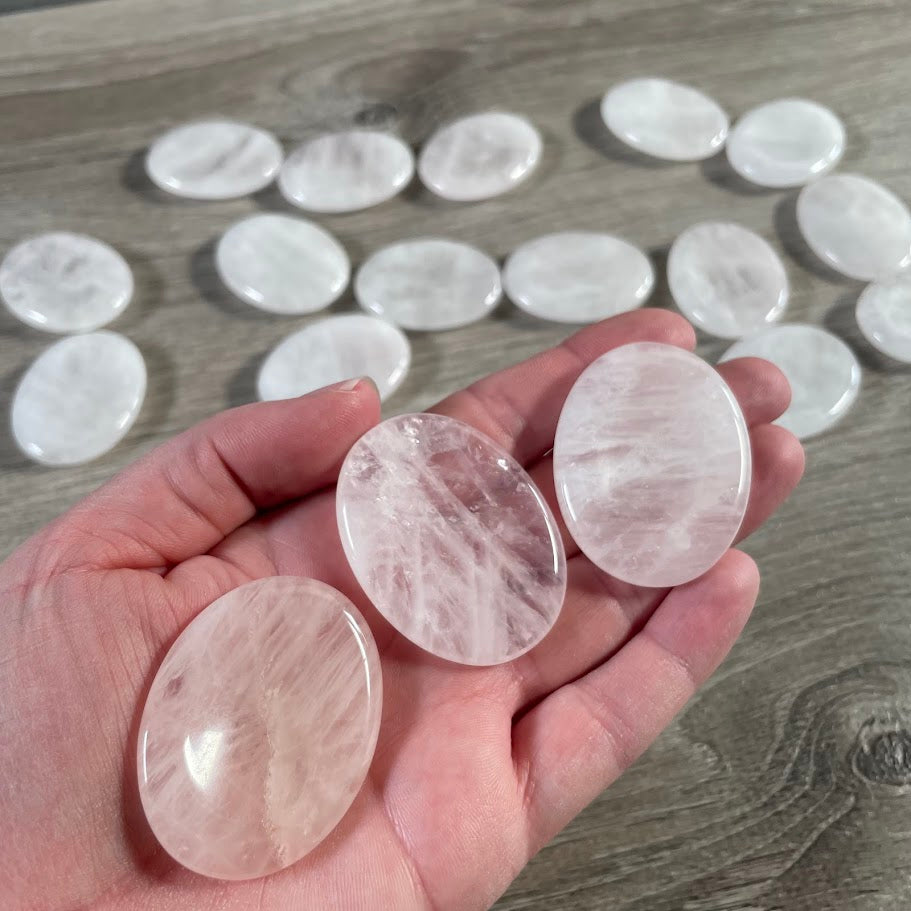 clear quartz wholesale pocket crystals polished stones