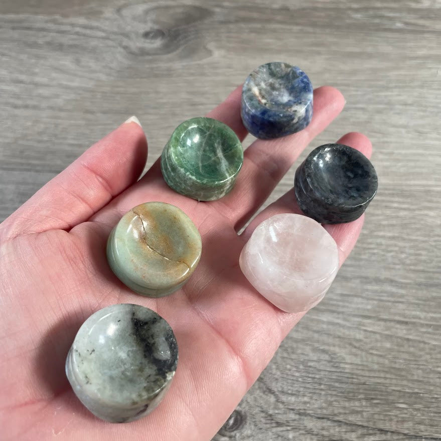 Assorted Gemstone sphere holder for gemstone and crystal ball displays