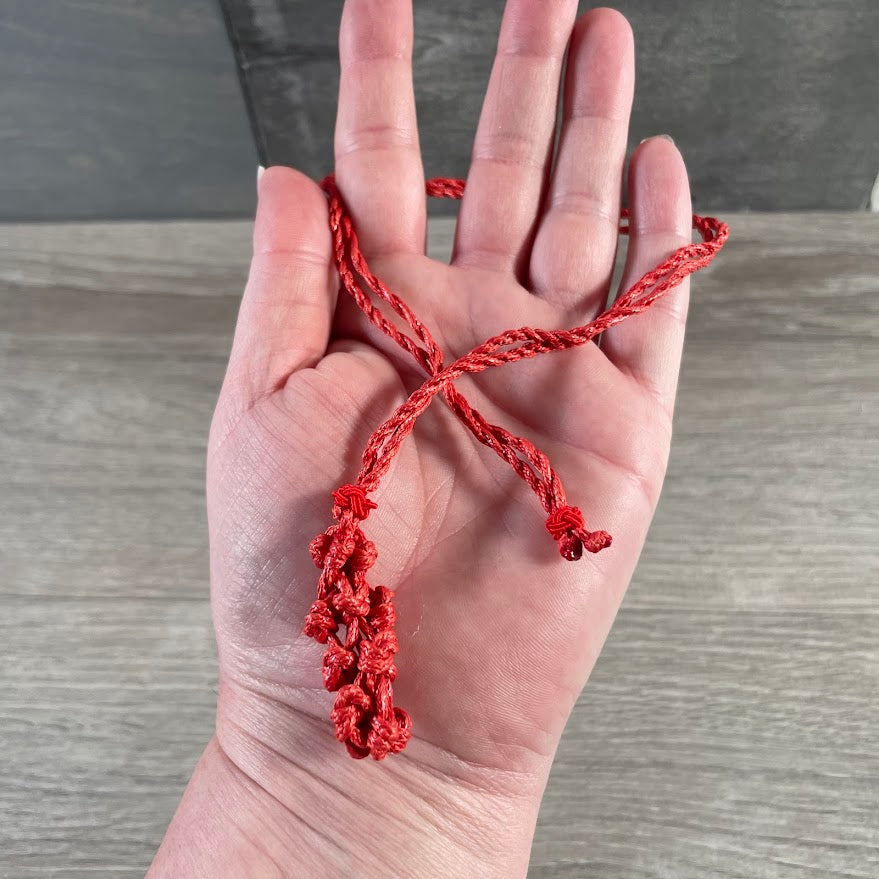 Red crystal cage necklace wholesale