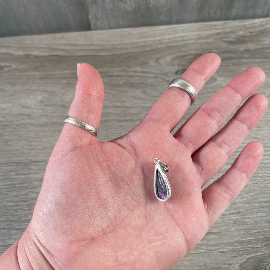 Sugilite jewelry wholesale assortment in silver