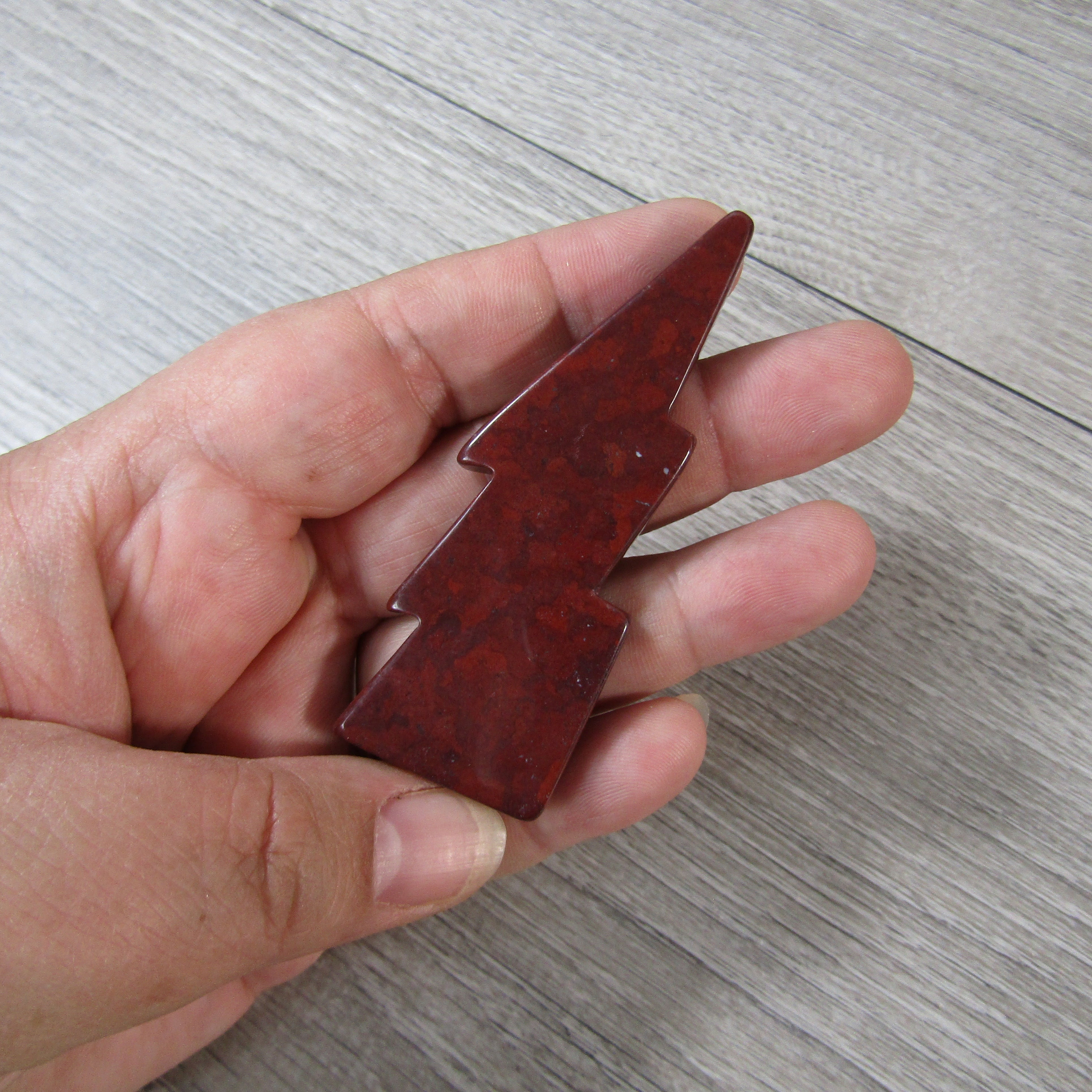 red jasper 2 inch gemstone bolt for gift shops