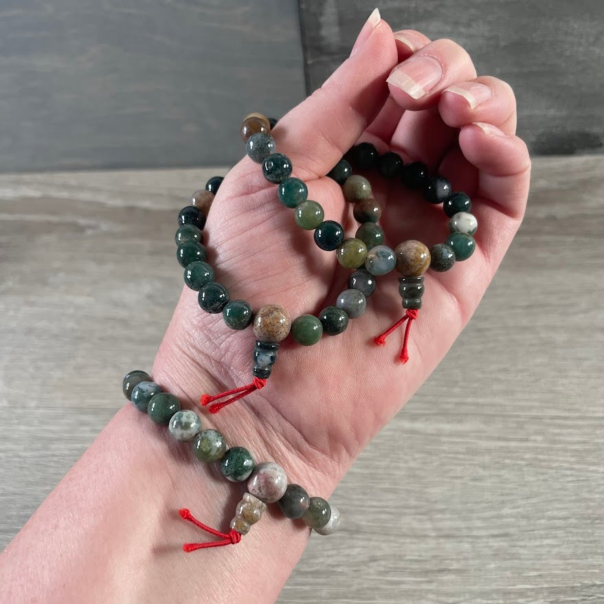 Powerbead Mala Gemstone Bracelets for Crystal Shops