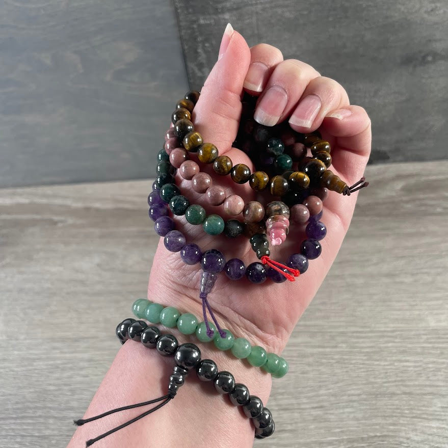 Powerbead Mala Gemstone Bracelets for Crystal Shops