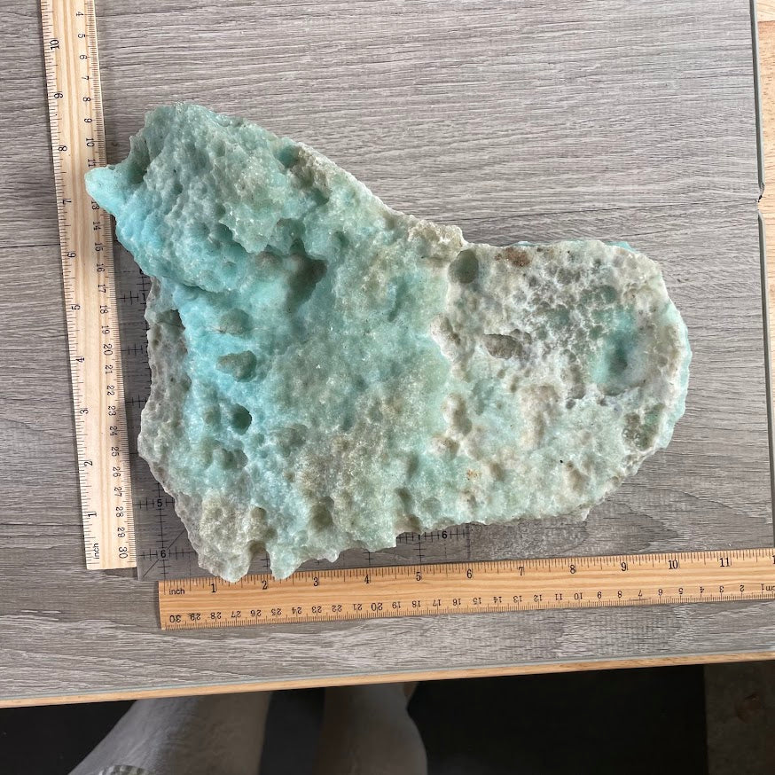 Blue Aragonite rough stones for healing, decor, and collections