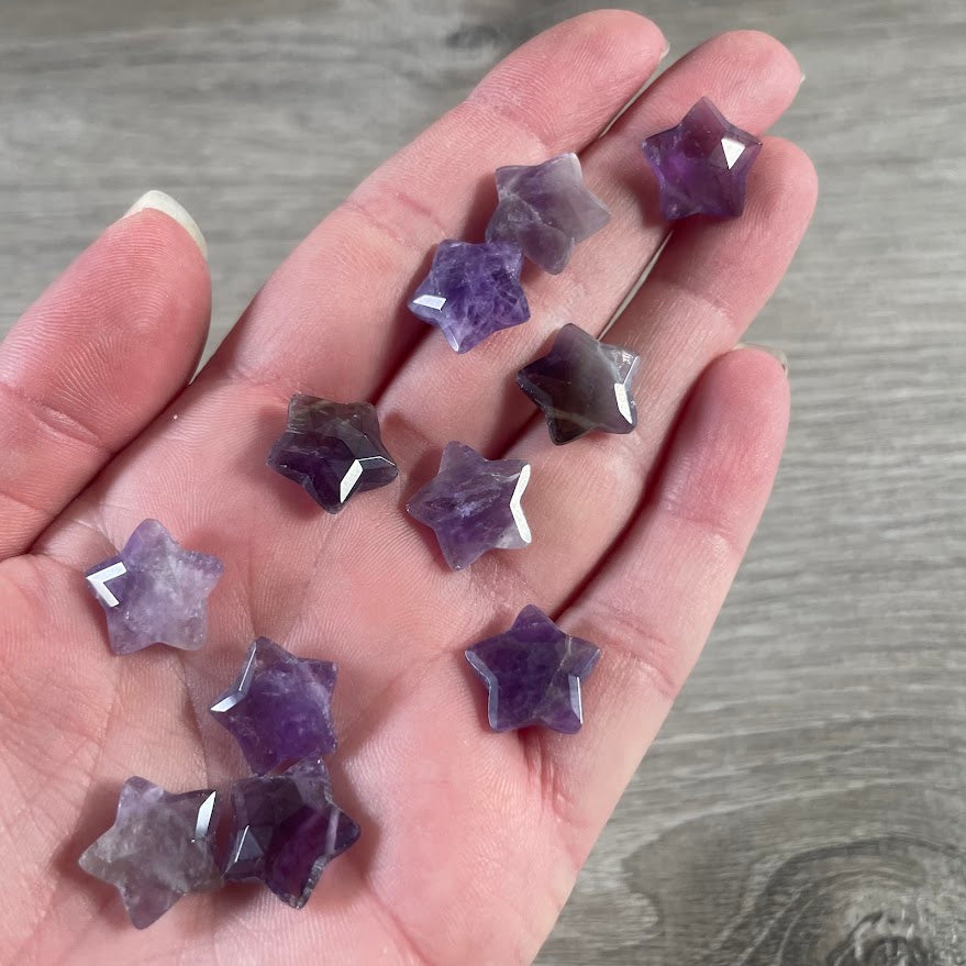 Faceted Gemstone Star Beads Small – Wholesale Bulk