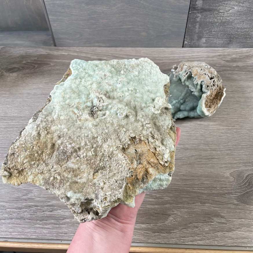 Blue Aragonite rough stones for healing, decor, wholesale