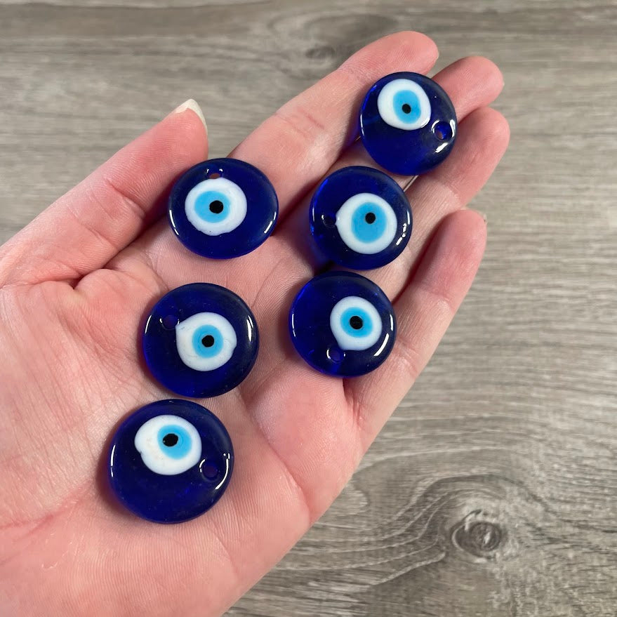 Evil Eye Glass Bead Pendant Lamp for Gift Shops